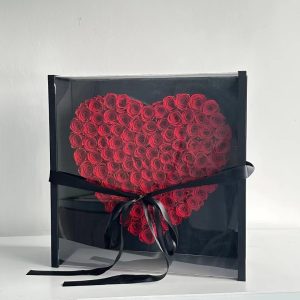 Christmas gift for internet celebrities, give your girlfriend immortal flowers 99 roses, real flowers, love flower box, free shipping